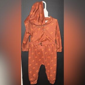 Brown Thanksgiving/Turkey matching set